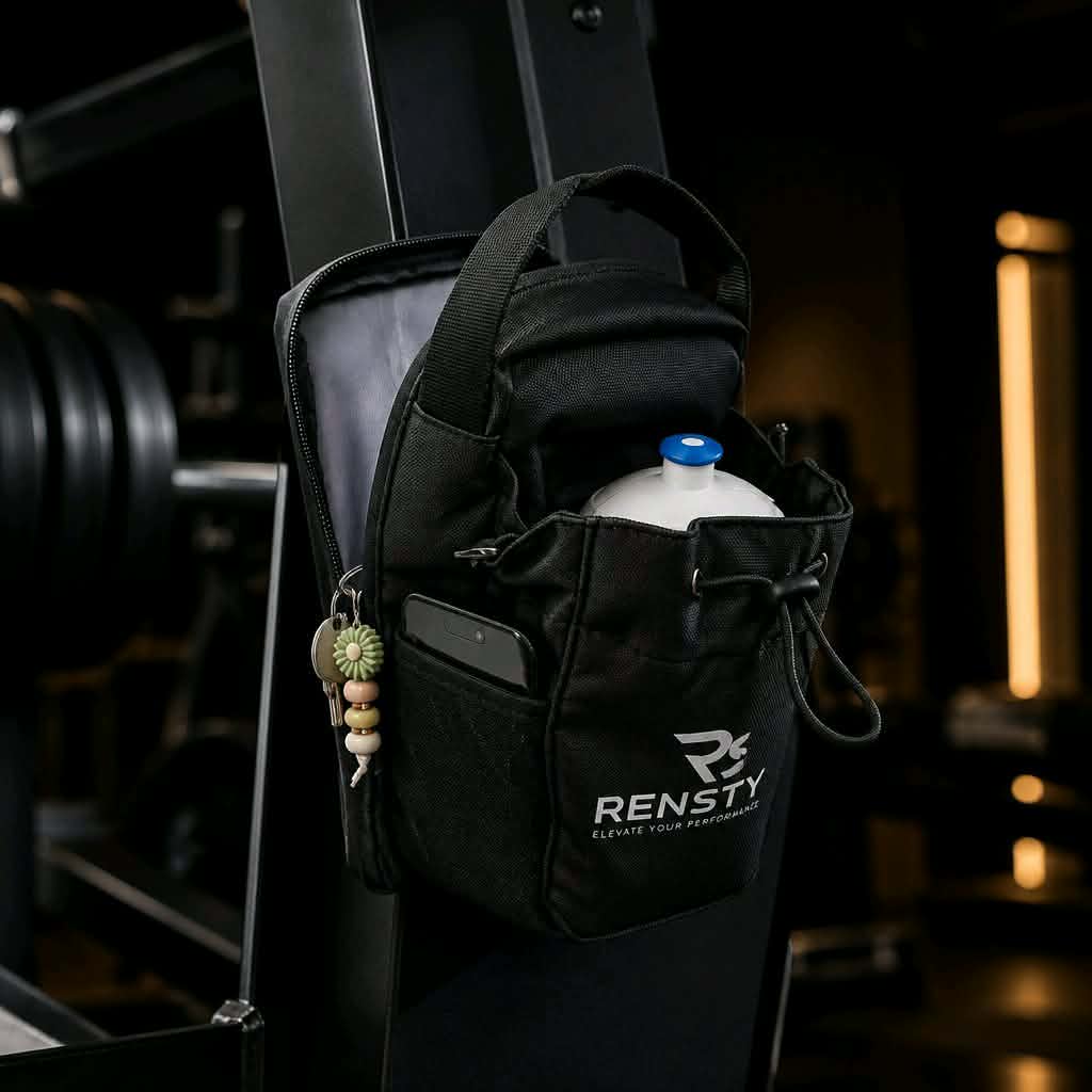 Mini bag - smart oppbevaring på treningssenteret.