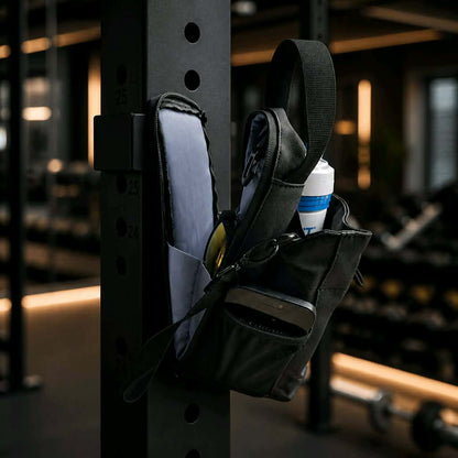 Mini bag - smart oppbevaring på treningssenteret.