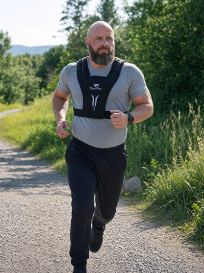 Løpevest med mobilholder